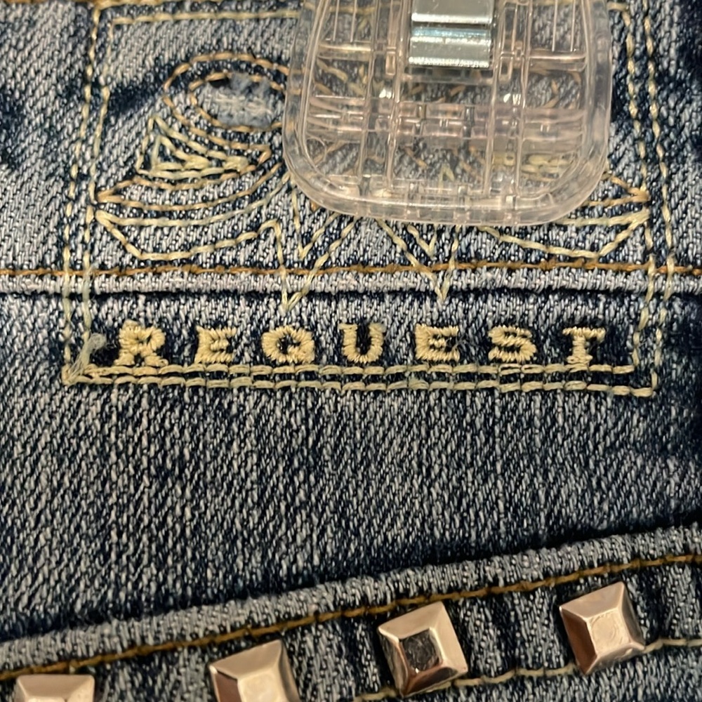 Request Floral Embroidered Women's Bootcut Jeans - Size 14 - Picture 3 of 8